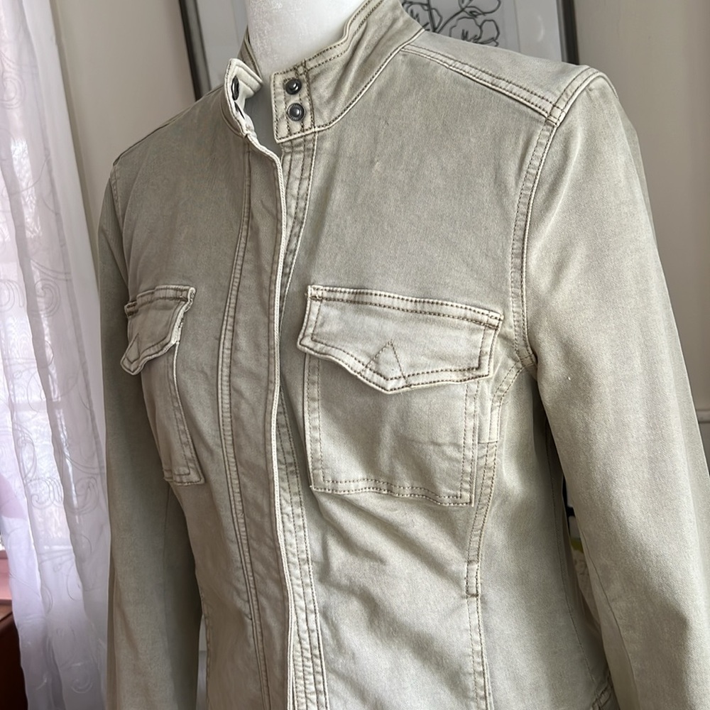 Liverpool fitted cotton spandex blend Jacket